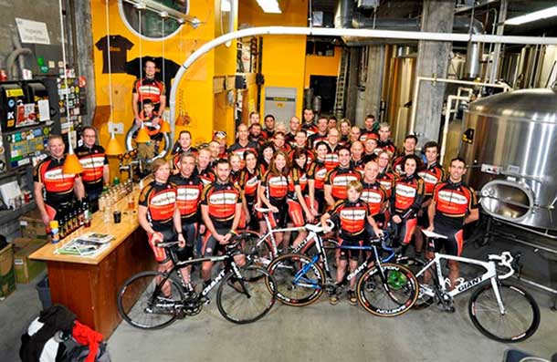 Bicycleattorney.com/racing team pictured at HUB in Portand, Oregon PDX OR.  