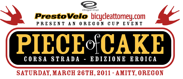 Bicycleattorney.com and Presto Velo organized and hosted the Oregon Cup bicycle road race Piece of Cake