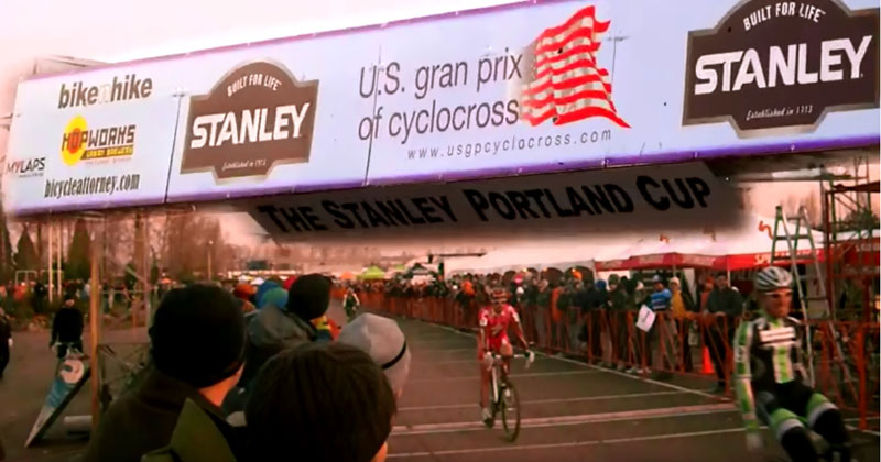 Mike Colbach Bicycle Attorney in Portland, Oregon proud to be a title sponsor for the US Gran Prix of Cyclocross the Stanley Cup bringing world class cyclocross racing to Portland International Raceway