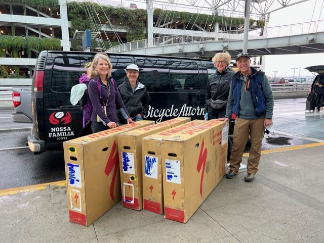 Bicycle Attorney cycling team off for Peru delivering 13 or so NEW bicycles to the orphanage bicycle team purchased by Portland attorney Mike Colbach.